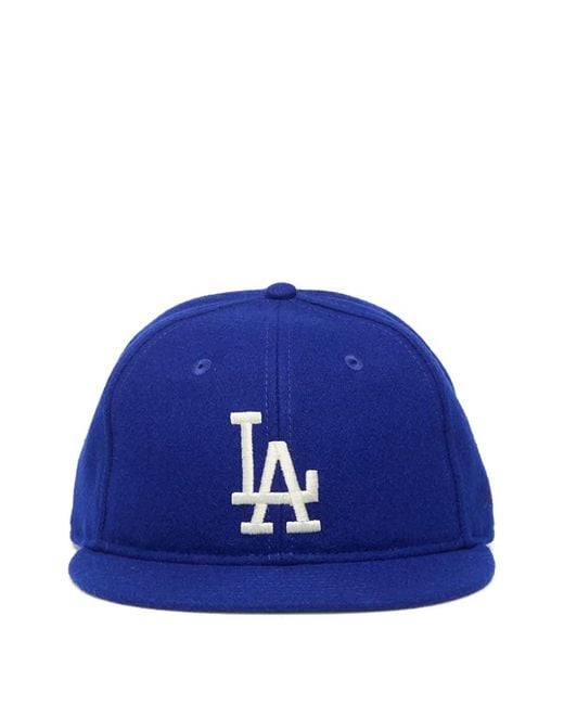 KTZ Blue 59Fifty Mlb Rc Fog Los Angeles Dodgers Baseball Cap