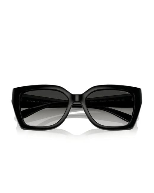 COACH Black Butterfly-Frame Sunglasses
