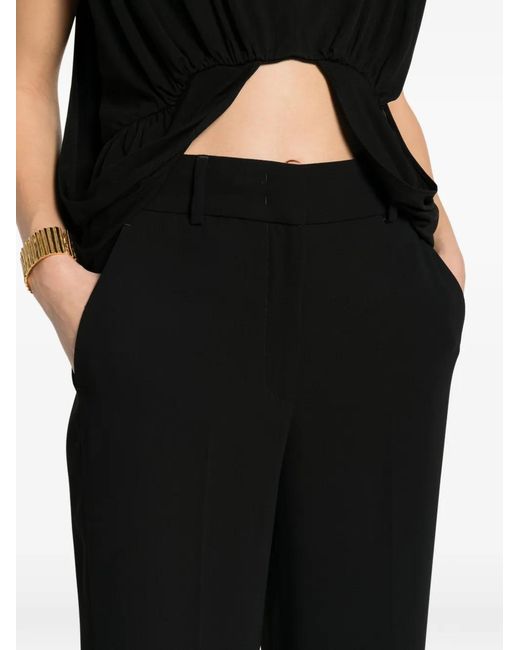 Peserico Black Cuff Trousers