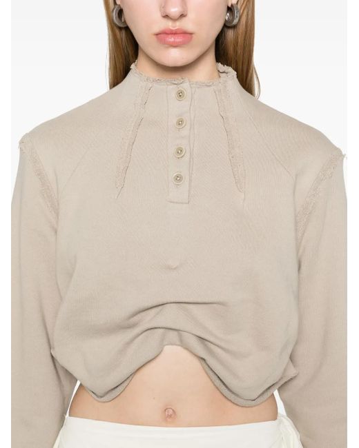 Elena Velez White Amish Sweatshirt