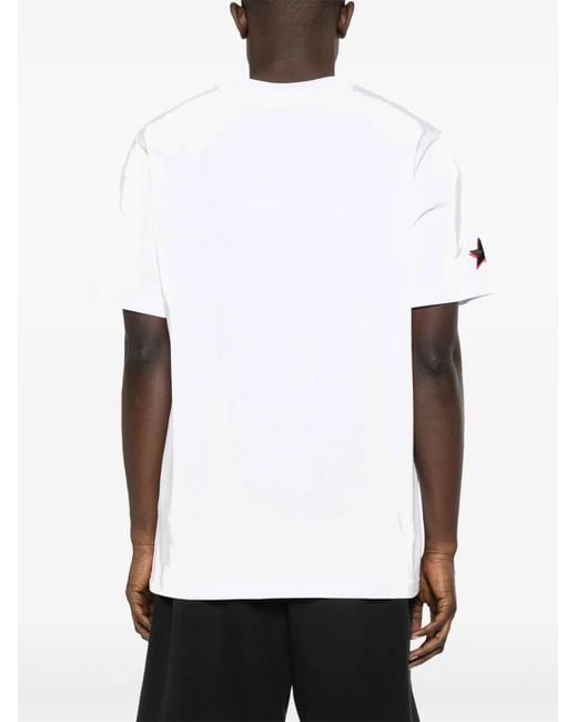 Iceberg White Felix The Cat Cotton T-Shirt for men
