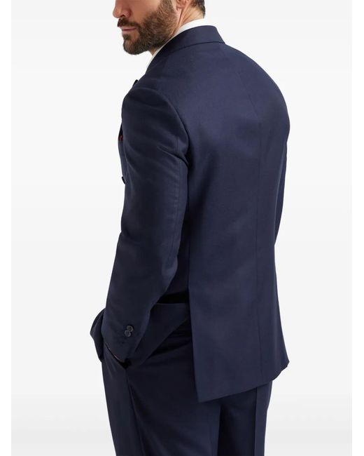 Brunello Cucinelli Blue Cashmere Blazer for men