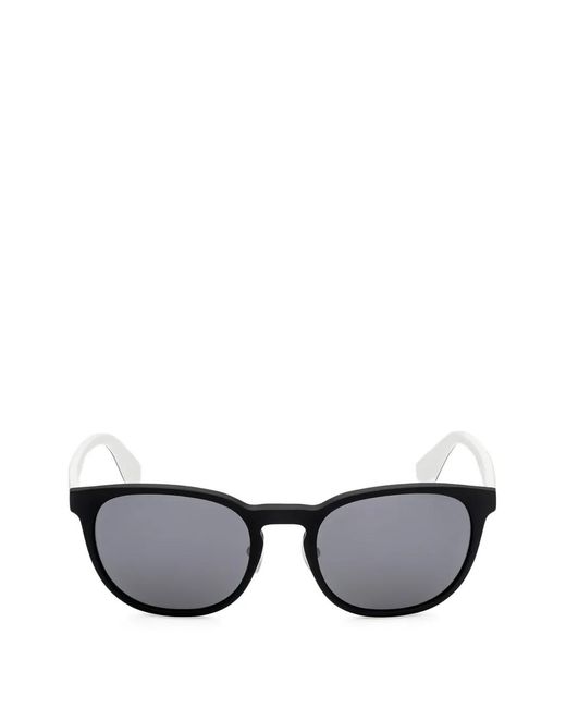 Adidas Gray Matte-Finish Square-Frame Sunglasses for men