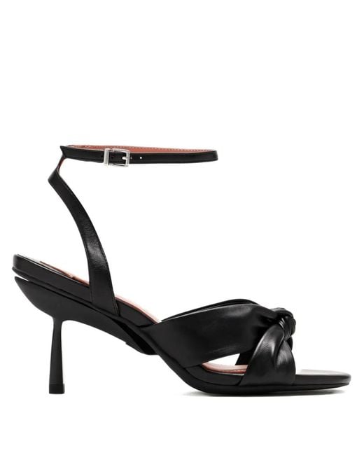 VICE VERSA White 95Mm Everday Knotted Strap Heeled Sandals
