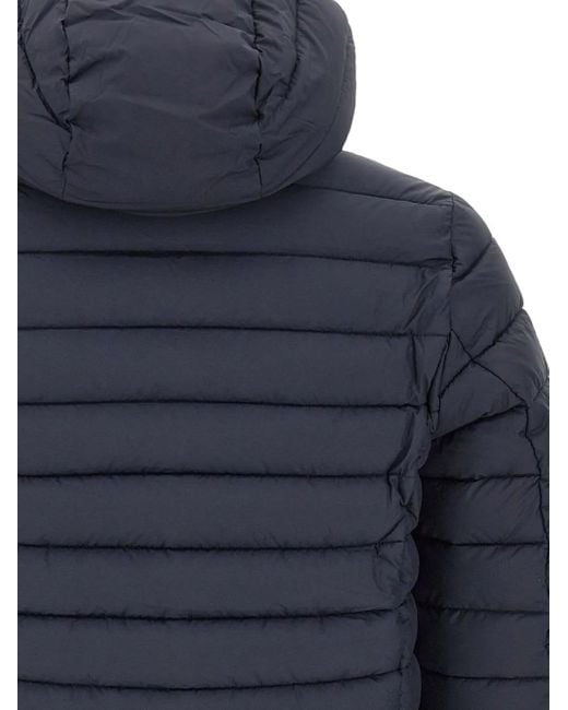Save The Duck Blue Mito Juncus Hooded Jacket for men