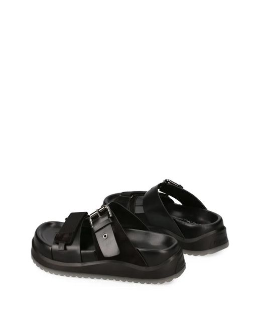 Premiata プラットフォーム サンダル Black