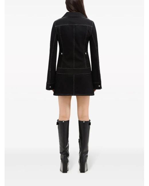 Courreges Black Coats & Jackets
