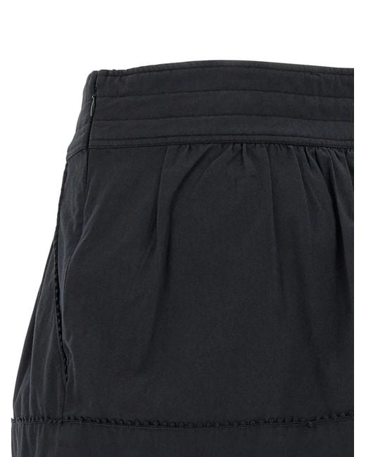 Isabel Marant Black Cotton Shorts
