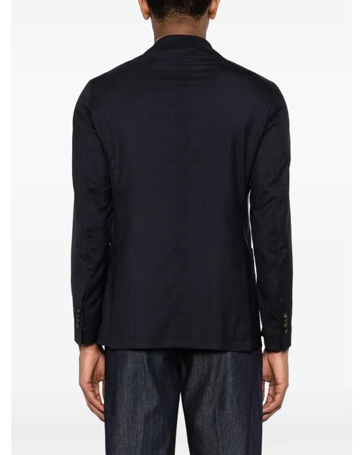 Tagliatore Blue Veste À Simple Boutonnage for men