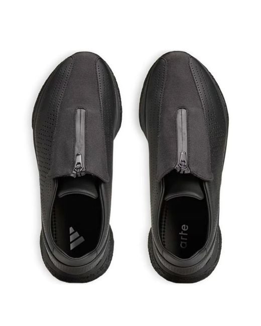 Adidas Black X Arte Antwerp Lightblaze Pod Perforated-Design Sneakers for men