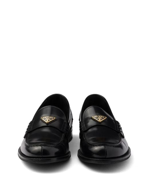 Prada Black Moccasins Shoes for men