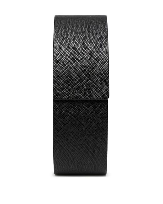 Prada Black Rectangular-Frame Sunglasses for men