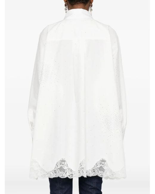 Chemise En Coton GIUSEPPE DI MORABITO en coloris White