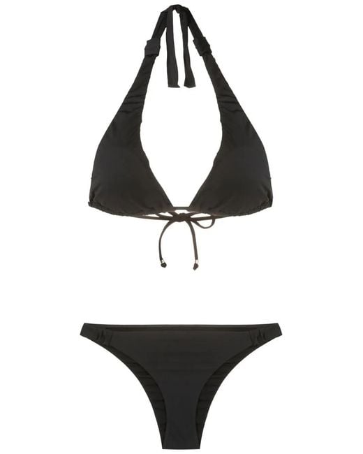 Amir Slama White Halterneck Non-Wired Bikini Set