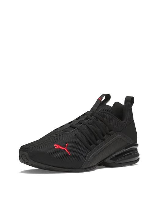 PUMA Black Axelion Refresh Sneakers for men