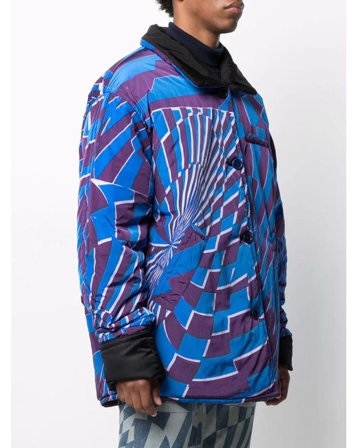 Stella McCartney Blue X Ed Curtis Graphic-Print Jacket