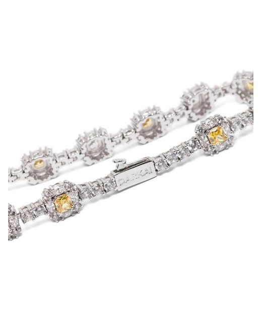 DARKAI White Daisy-Stud Bracelet