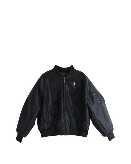 HELLSTAR Black Logo-Patch Zip-Up Jacket for men