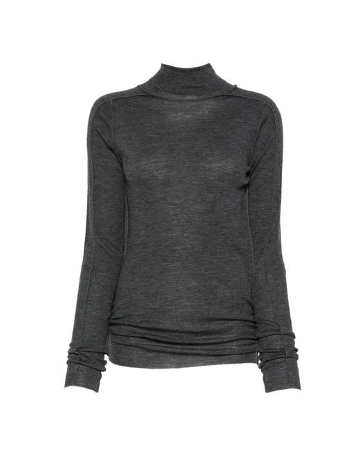 Soeur Gray Lois Roll-Neck Long-Sleeve T-Shirt