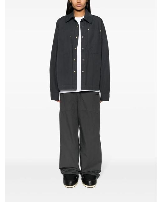 Objects IV Life Black Shell Cotton Shirt Jacket