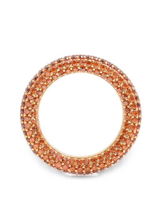 Izabel Display White Bague En Or À Design Pavé