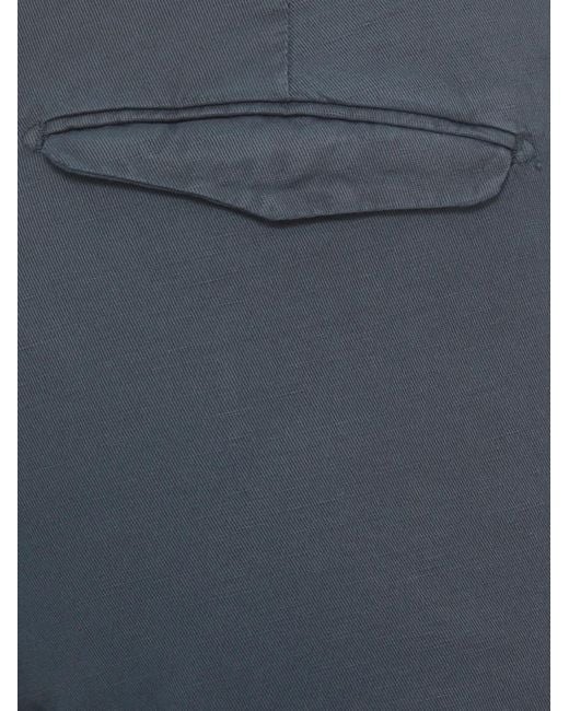 Briglia 1949 Blue Pleated Trousers for men