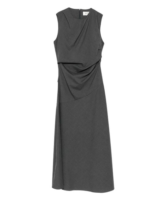 Robe À Effet Drapé Rohe en coloris Gray