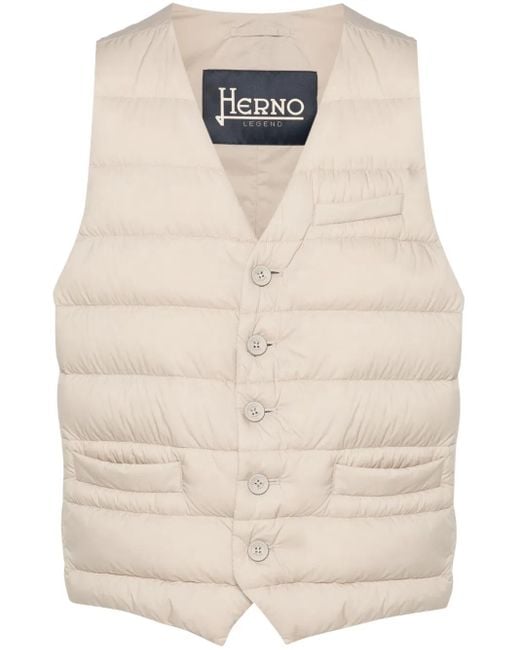Herno Natural Il Panciotto Down Vest for men