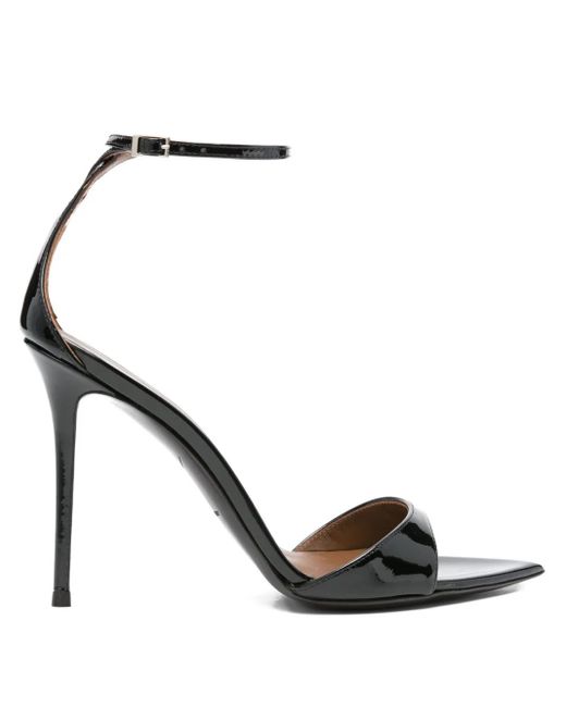 Giuseppe Zanotti Black 105Mm Intriigo Leather Sandals