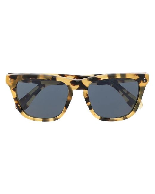 Oliver Peoples Blue Lynes Square-Frame Sunglasses