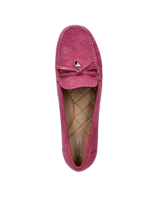 MICHAEL Michael Kors Pink Juliette Bow-Detail Loafers