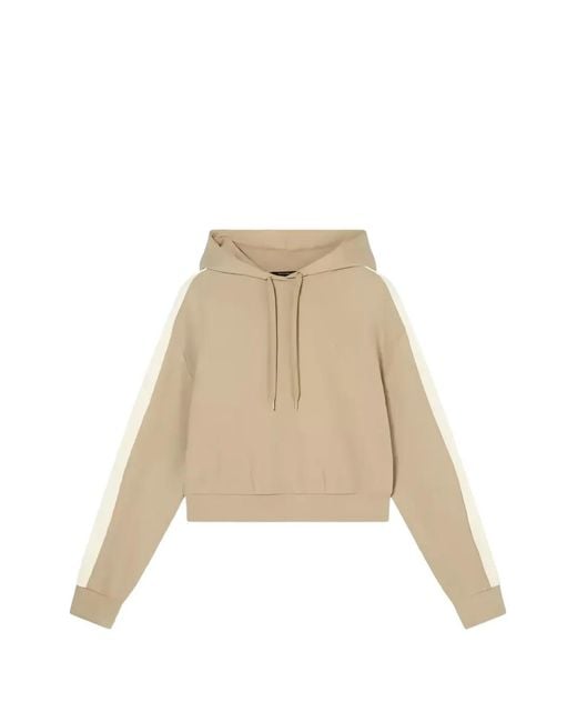 ARMANI EXCHANGE Natural Side-Stripe Drawstring Hoodie