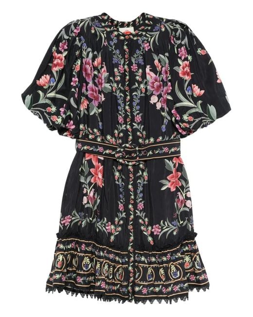 Farm Rio Black Belle Garden Dress