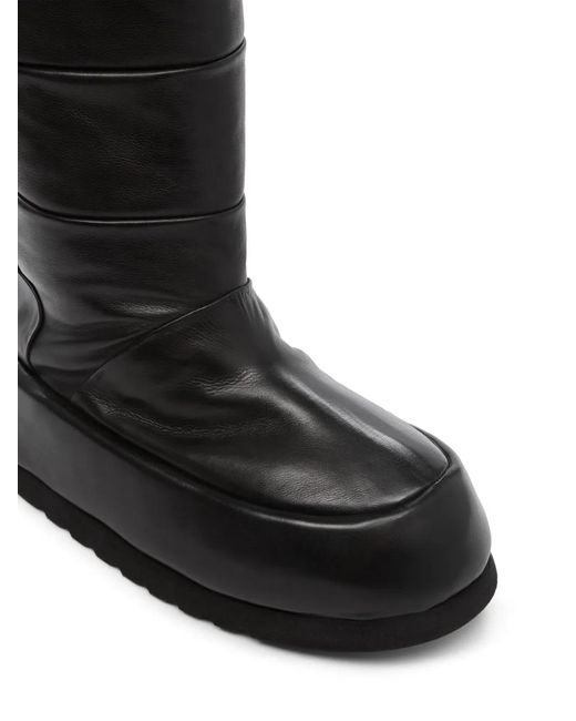 Marsèll Black Bombo Lace-Up Leather Boots for men