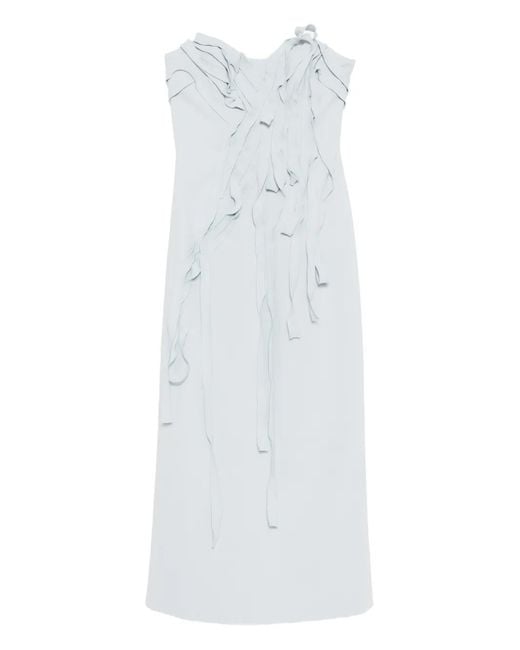 Acler White Grovehill Midi Dress