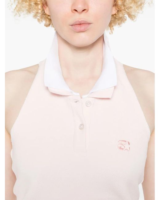 Alexander Wang Pink Halter Layered Top