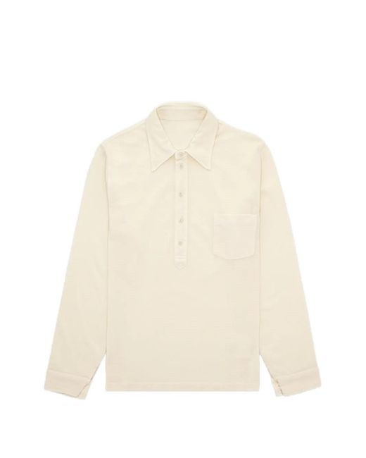 Fortela Natural Grayson Long-Sleeve Polo Shirt for men