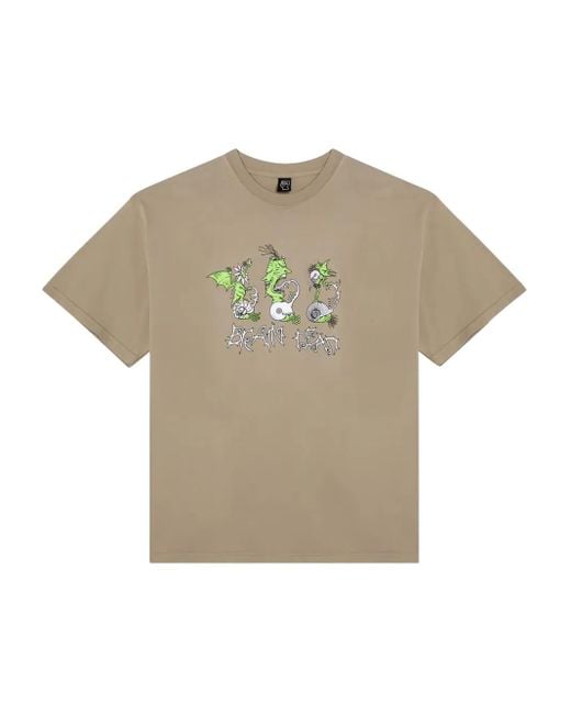 Brain Dead T-Shirt Mit Grafischem Print in Gray für Herren