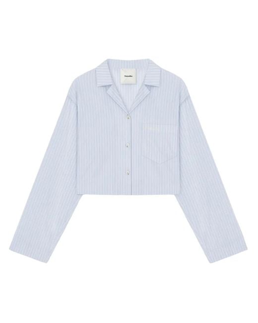 Nanushka Gestreept Blouse in het White