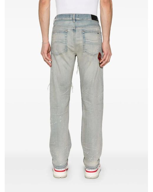 Amiri Blue Vintage Patch Jeans for men