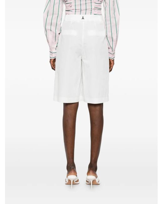 Patrizia Pepe White Tailored Shorts