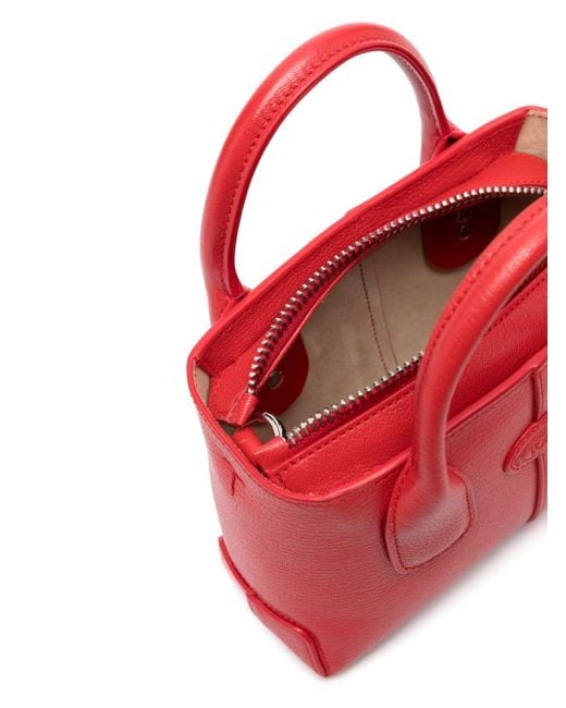Mini sac à main Di en cuir Tod's en coloris Red
