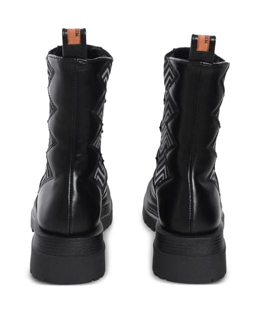 Missoni Black Embroidered-Design Boots