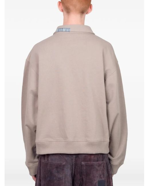 STORY mfg. Gray Walking Patchwork Jacket for men