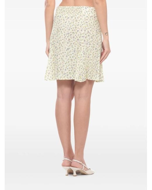 Mar De Margaritas White Kate Mini Skirt