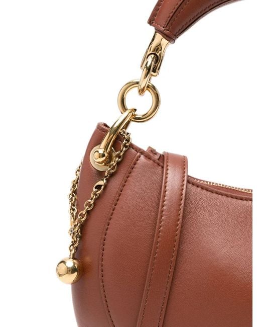 Chloé Brown Banana Leather Top-Handle Bag