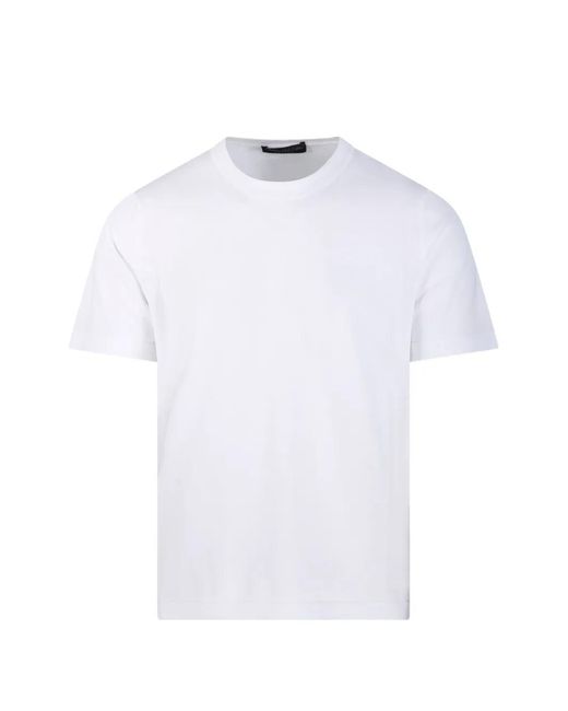 Fabrizio Del Carlo White Crew-Neck T-Shirt for men