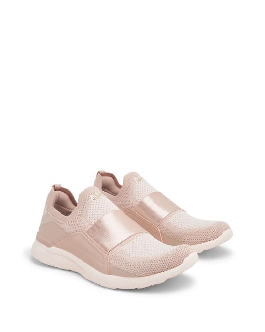 Athletic Propulsion Labs Pink Techloom Bliss Mesh-Panelling Sneakers