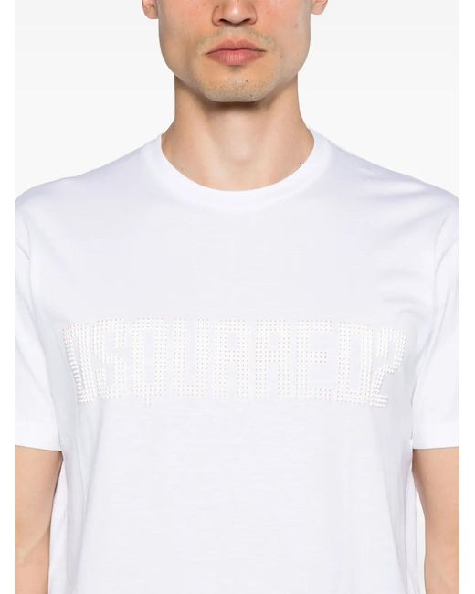 DSquared² White Wool Blend Pullover for men