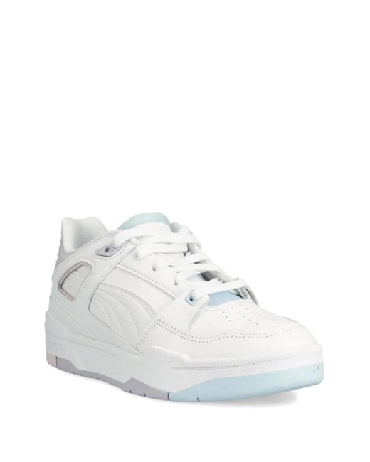 PUMA White Slipstream Trainers